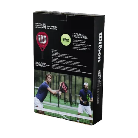 Набор для падела WILSON Optix XP Padel KIT, WR202110U2, ракетка + 3мяча, красный за 20&nbsp;362.60 ₽ купить в Пензе