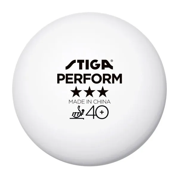 Мяч для наст. тенниса Stiga Perform 3***, 40+, 1113-2110-06, пластик, ITTF Appr., уп.6 шт, бел за 2&nbsp;121.60 ₽ в Пензе