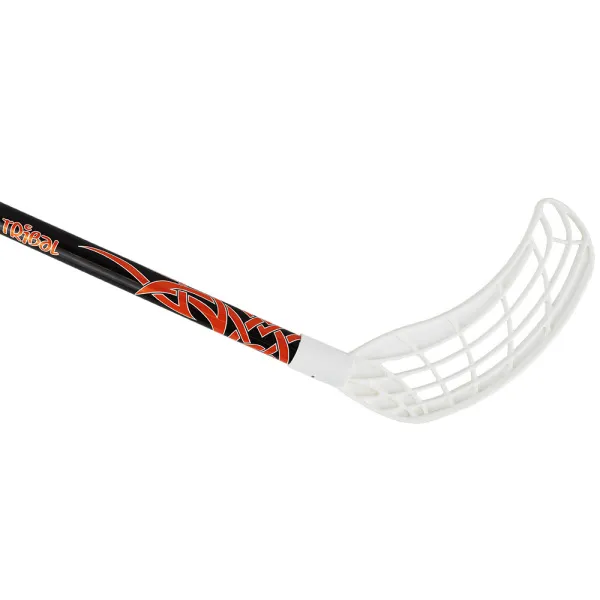 Клюшка для флорбола RealStick Tribal Jr, MR-KF-TR85-WH, 85см,прямой крюк,пластик,черн-бел-оранж за 2&nbsp;237.20 ₽ в Пензе
