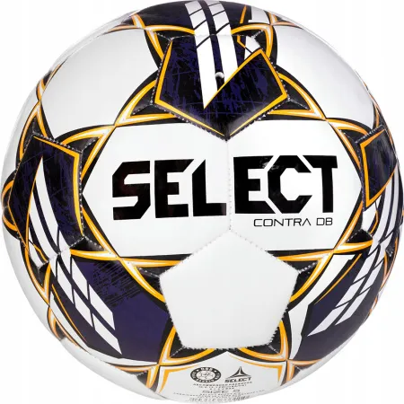 Мяч футб. SELECT Contra DB v23, 0855160600, р.5, FIFA Basic, 32 пан, ПУ, гибр.сш, бело-чер-желтый за 4&nbsp;175.20 ₽ купить в Пензе