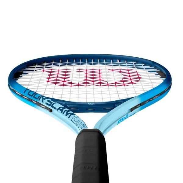 Ракетка б/т Wilson Tour Slam Lite Gr2, WR199010U2,для любит, алюминий, со струнами, сине-голубая за 6&nbsp;358 ₽ в Пензе