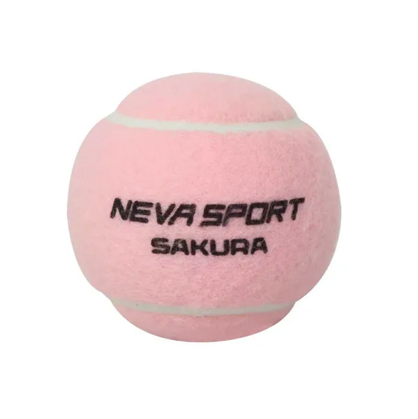 Мяч для падела NS Sakura, UAA2, уп.3 шт, сукно, нат.резина, розовый за 824.50 ₽ в Пензе