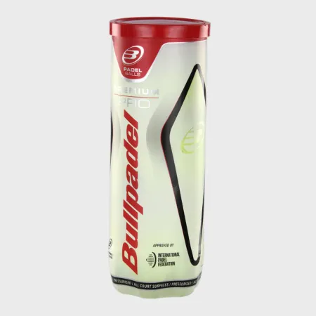 Мяч для падела BULLPADEL Premium PRO, 471959, уп.3 шт, FIP Approved, войлок, нат.резина,желтый за 1&nbsp;094.80 ₽ купить в Пензе