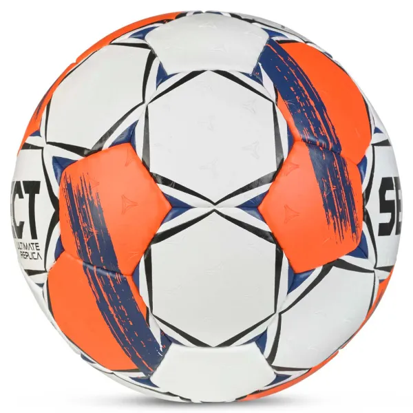 Мяч ганд. SELECT Ultimate Replica v25, 3572858745, р.3(Senior), ПУ,руч.сш, бел-оранж-т.син за 5&nbsp;373.70 ₽ в Пензе
