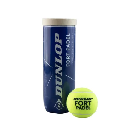 Мяч для падела Dunlop Fort Padel, 601555, уп.3 шт, FIP, сукно, нат.резина,желтый за 1&nbsp;135.60 ₽ купить в Пензе