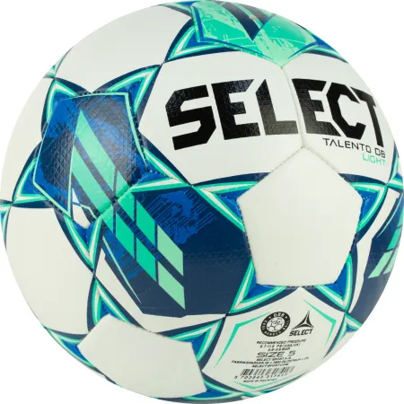Мяч футб. SELECT Talento DB Light V23, 0775860004, р.5, 32п, ПУ, гибрид.сш, бело-зеленый за 5&nbsp;531.80 ₽ купить в Пензе