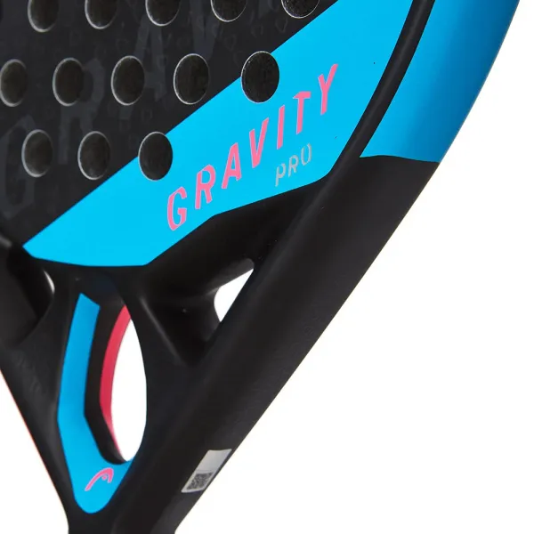 Ракетка для падела HEAD Gravity Pro 2022, 228162,для продв.игр., карбон, стекловолокно,черн-сине-роз за 16&nbsp;138.10 ₽ в Пензе