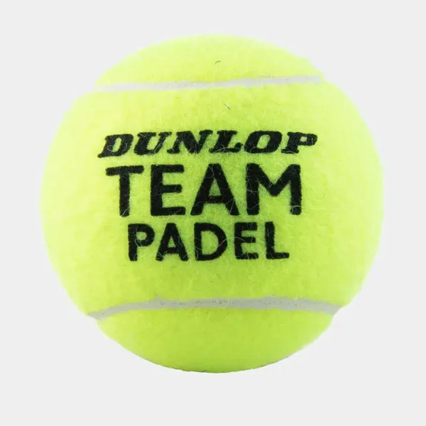 Мяч для падела Dunlop Team Padel, 601553, уп.3 шт, сукно, нат.резина,желтый за 1&nbsp;110.10 ₽ в Пензе