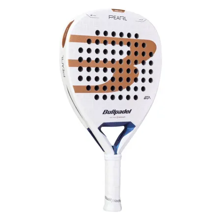 Ракетка для падела BULLPADEL Pearl 27, 497249, для проф-в, стекловолокно,карбон, бело-золотистый за 44&nbsp;319 ₽ купить в Пензе