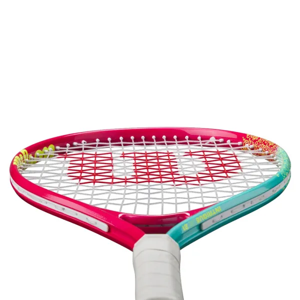 Ракетка б/т дет. Wilson Intrigue Jr 21, WR180510U, для дет.5-6лет, алюминий,со струн.,розово-бирюзов за 5&nbsp;271.70 ₽ в Пензе