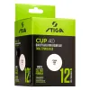Мяч для наст. тенниса Stiga Cup ABS, 1110-2510-12, диам.40+мм, пластик, упак. 12 шт, белый за 1&nbsp;774.80 ₽ купить в Пензе