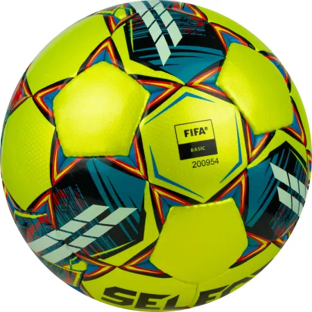 Мяч футзал. SELECT Futsal Mimas, 1053460550, р.4,FIFA Basic, 32 пан, гл.ПУ, руч.сш, жел-сине-красный за 6&nbsp;303.60 ₽ купить в Пензе