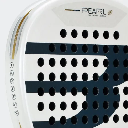 Ракетка для падела BULLPADEL Pearl 26, 493804, для профессионалов, карбон, бело-серый за 35&nbsp;929.50 ₽ купить в Пензе