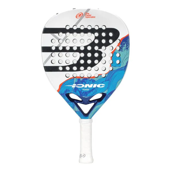 Ракетка для падела BULLPADEL Ionic Power 26, 494411, для продв. игроков, стекловолокно, сине-белый за 28&nbsp;944.20 ₽ в Пензе