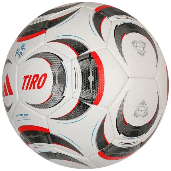 Мяч футб. ADIDAS Tiro Pro JW1533, р.5, FIFA Pro, 32 пан., ПУ, термосшивка, бело-серо-красный за 14&nbsp;133.80 ₽ в Пензе