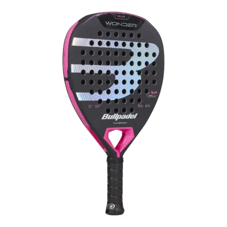 Ракетка для падела BULLPADEL Wonder 27, 497250, для продв.игроков, стекловолокно, карбон, черно-роз за 42&nbsp;969.20 ₽ купить в Пензе