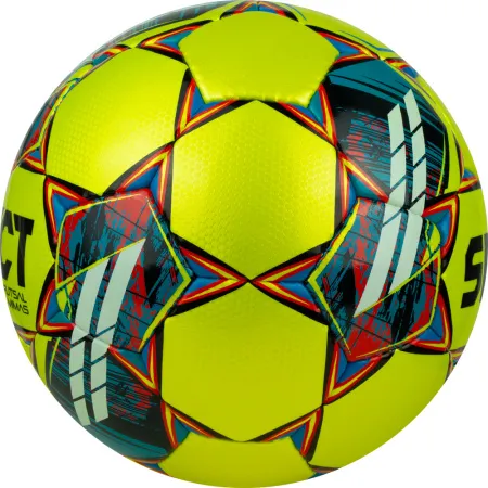 Мяч футзал. SELECT Futsal Mimas, 1053460550, р.4,FIFA Basic, 32 пан, гл.ПУ, руч.сш, жел-сине-красный за 6&nbsp;303.60 ₽ купить в Пензе