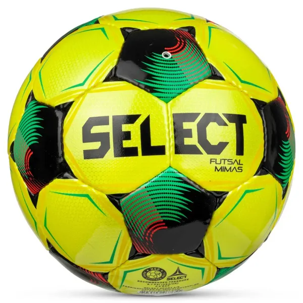 Мяч футзал. SELECT Futsal Mimas V26, 1053471007, р.4,FIFA Basic, 32п, ПУ, руч.сш, желто-зелено-черн. за 6&nbsp;113.20 ₽ в Пензе