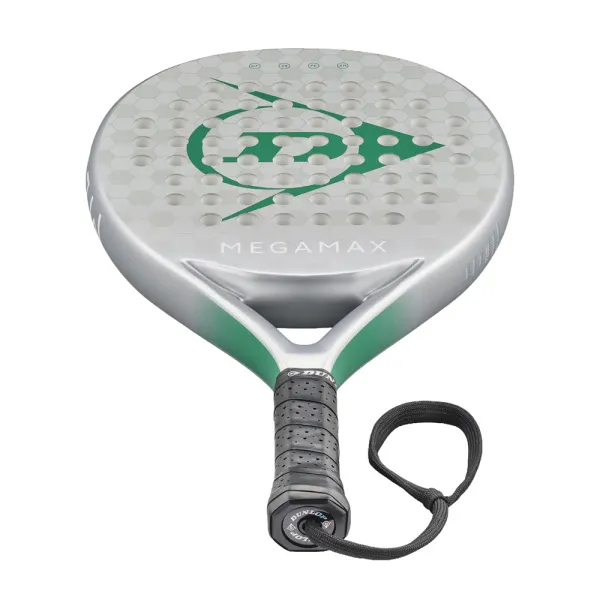 Ракетка для падела Dunlop Megamax Silver, 10370741, для начинающих, графит, серебристый за 11&nbsp;740.20 ₽ в Пензе