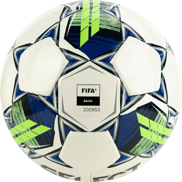 Мяч футзал. SELECT Futsal Master Shiny V22, 1043460004, р.4, Basic,32п, гл.ПУ, руч.сш,бел-син-зел за 7&nbsp;539.50 ₽ в Пензе