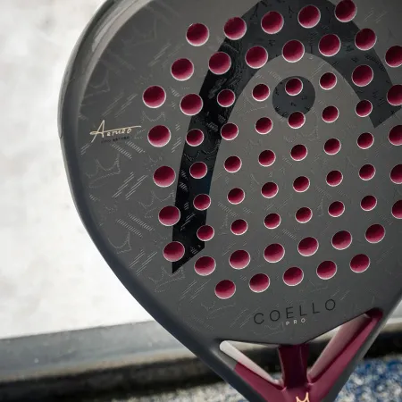 Ракетка для падела HEAD Coello Pro 2026, 225036, для профессионалов, карбон, коричнево-бордовый за 33&nbsp;619.20 ₽ купить в Пензе