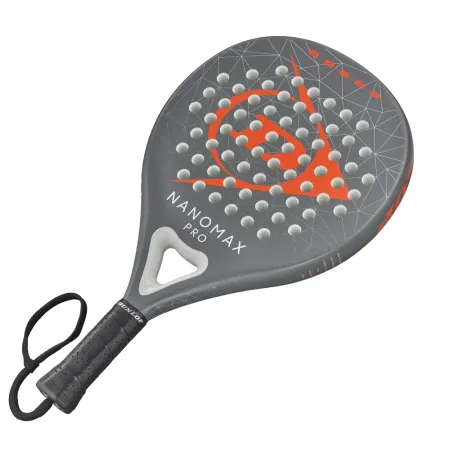 Ракетка для падела Dunlop Nanomax Pro, 10370739, для профессионалов, карбон,серо-оранжевый за 17&nbsp;248.20 ₽ купить в Пензе