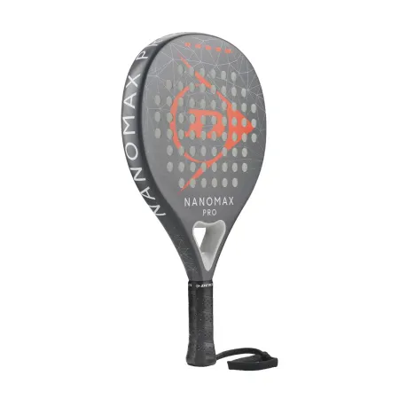 Ракетка для падела Dunlop Nanomax Pro, 10370739, для профессионалов, карбон,серо-оранжевый за 17&nbsp;248.20 ₽ купить в Пензе