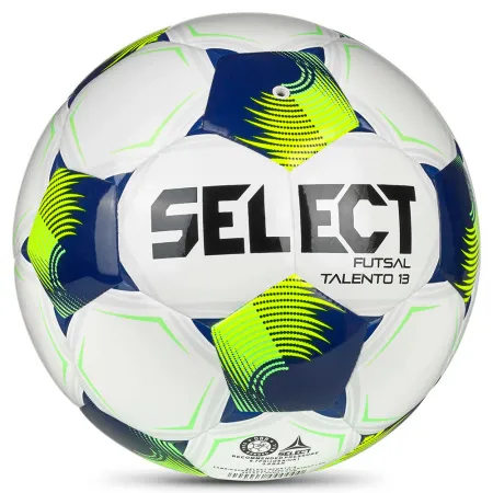 Мяч футзал. SELECT Futsal Talento 13 V26, 1062471015, р.3, 32п, ТПУ, гибр.сш, бело-сине-желтый за 4&nbsp;355.40 ₽ купить в Пензе