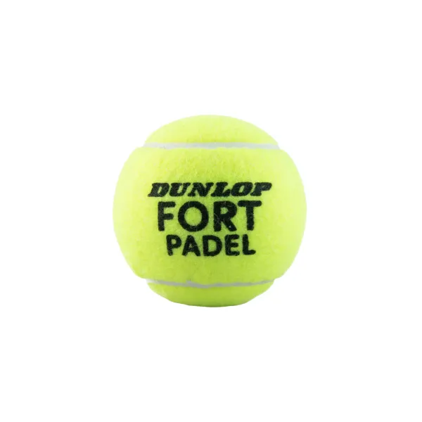 Мяч для падела Dunlop Fort Padel, 601555, уп.3 шт, FIP, сукно, нат.резина,желтый за 1&nbsp;135.60 ₽ в Пензе