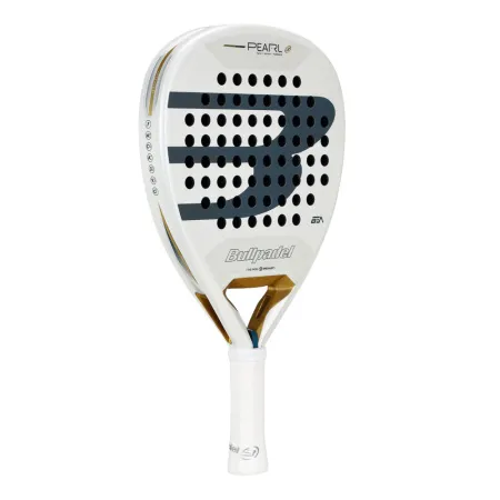 Ракетка для падела BULLPADEL Pearl 26, 493804, для профессионалов, карбон, бело-серый за 35&nbsp;929.50 ₽ купить в Пензе