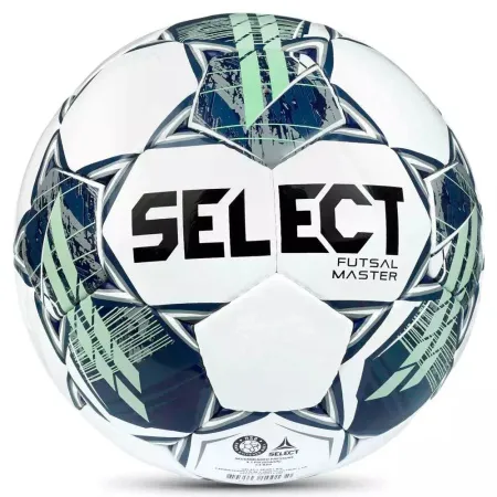 Мяч футзал. SELECT Futsal Master Shiny V22, 1043460004, р.4, Basic,32п, гл.ПУ, руч.сш,бел-син-зел за 7&nbsp;539.50 ₽ купить в Пензе