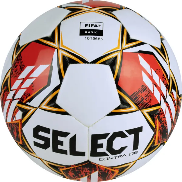 Мяч футб. SELECT Contra DB V23, 0854160300, р.4, FIFA Basic, 32 пан, ПУ, гибрид.сш, бел-чер-красн за 4&nbsp;455.70 ₽ в Пензе