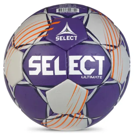 Мяч ганд. SELECT Ultimate Official EHF V24, 1612858999, Senior(р.3), EHF Appr, ПУ, руч.сш, фиол-сер за 15&nbsp;504 ₽ купить в Пензе