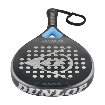 Ракетка для падела Dunlop FX Start, 10370737, для начинающих, гибрид, графит, черно-синий за 13&nbsp;175 ₽ купить в Пензе