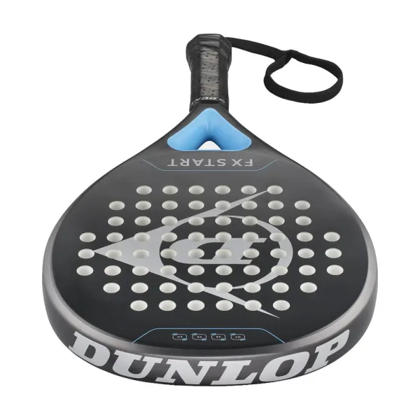 Ракетка для падела Dunlop FX Start, 10370737, для начинающих, гибрид, графит, черно-синий за 13&nbsp;175 ₽ в Пензе