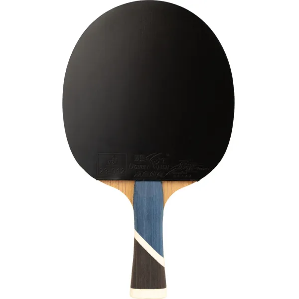 Ракетка для н/т DOUBLE FISH 5A+C, для продвин, ITTF Appr, накл. 2,1 мм, конич. ручка+ 2 мяча V40+мм за 2&nbsp;779.50 ₽ в Пензе