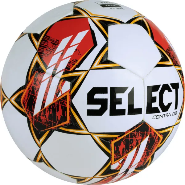 Мяч футб. SELECT Contra DB V23, 0854160300, р.4, FIFA Basic, 32 пан, ПУ, гибрид.сш, бел-чер-красн за 4&nbsp;455.70 ₽ в Пензе