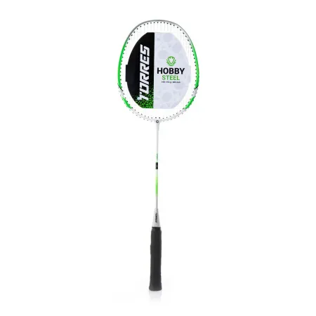 Ракетка бадм. TORRES Hobby1, BD23504, для начинающ.,стал. стерж и обод, со струнами, зелёный за 918 ₽ купить в Пензе