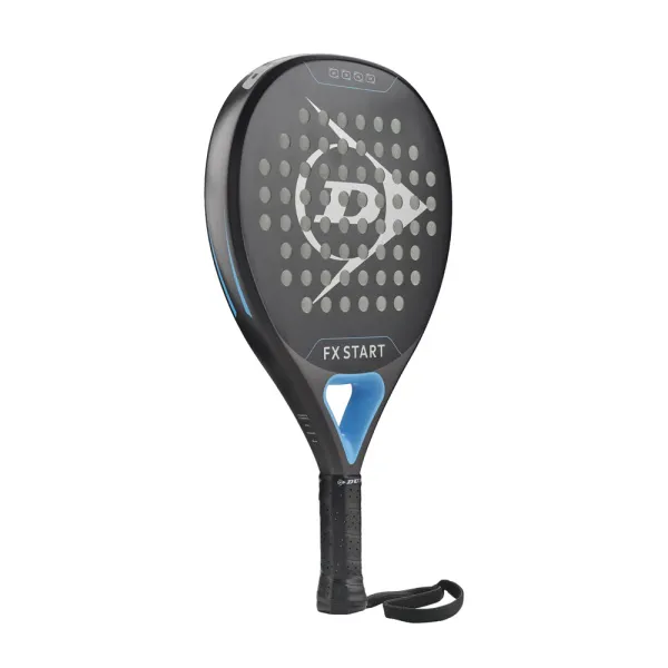 Ракетка для падела Dunlop FX Start, 10370737, для начинающих, гибрид, графит, черно-синий за 13&nbsp;175 ₽ в Пензе