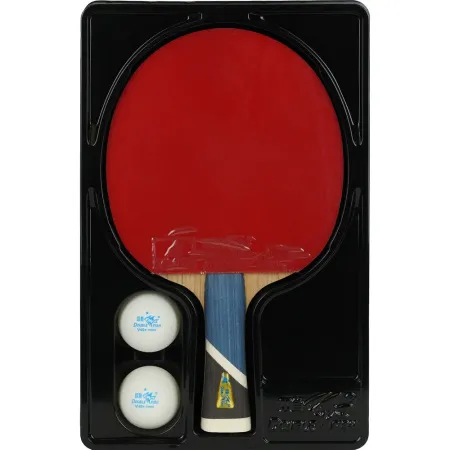 Ракетка для н/т DOUBLE FISH 5A+C, для продвин, ITTF Appr, накл. 2,1 мм, конич. ручка+ 2 мяча V40+мм за 2&nbsp;779.50 ₽ купить в Пензе