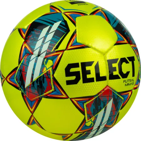 Мяч футзал. SELECT Futsal Mimas, 1053460550, р.4,FIFA Basic, 32 пан, гл.ПУ, руч.сш, жел-сине-красный за 6&nbsp;303.60 ₽ купить в Пензе