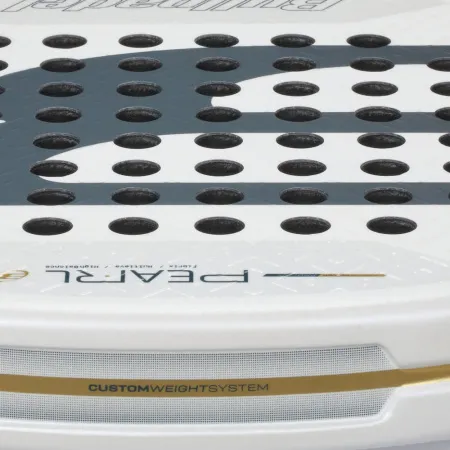 Ракетка для падела BULLPADEL Pearl 26, 493804, для профессионалов, карбон, бело-серый за 35&nbsp;929.50 ₽ купить в Пензе