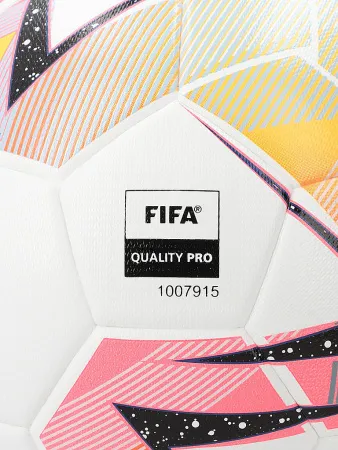 Мяч футзал PUMA Futsal 1, 08376301, р.4, FIFA Quality Pro, 32пан, ПУ, терм.сш, бело-розовый за 6&nbsp;502.50 ₽ купить в Пензе