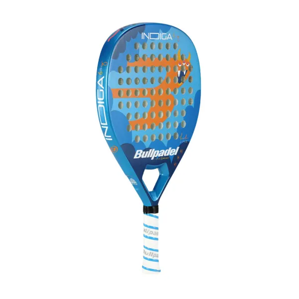 Ракетка для падела BULLPADEL Indiga Jr Boy 26, 494422, для начинающих, стекловолокно,сине-оранжевый за 10&nbsp;480.50 ₽ в Пензе