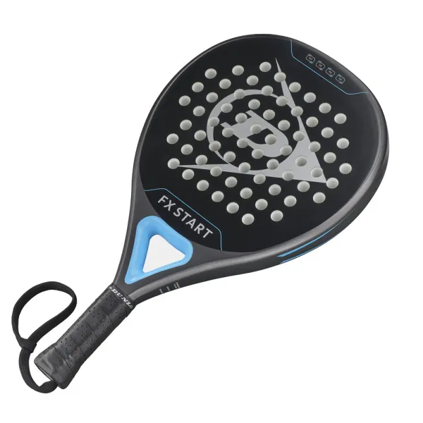 Ракетка для падела Dunlop FX Start, 10370737, для начинающих, гибрид, графит, черно-синий за 13&nbsp;175 ₽ в Пензе