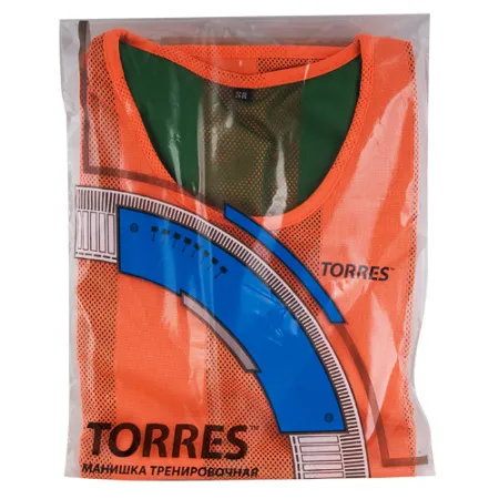 Манишка детская TORRES двухсторонняя, TR11949O/G, р.Jr, тренировочная, полиэстер, оранж-зелен за 1&nbsp;026.80 ₽ купить в Пензе
