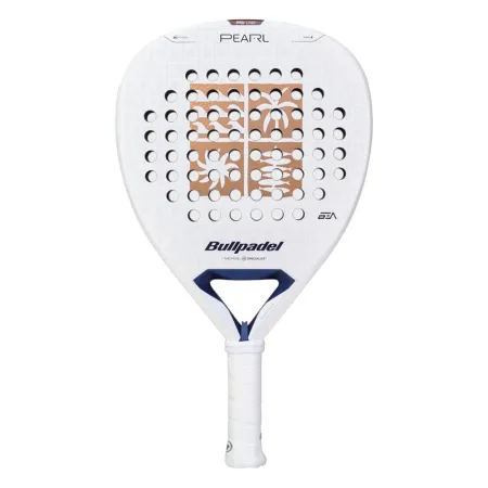 Ракетка для падела BULLPADEL Pearl 27, 497249, для проф-в, стекловолокно,карбон, бело-золотистый за 44&nbsp;319 ₽ купить в Пензе