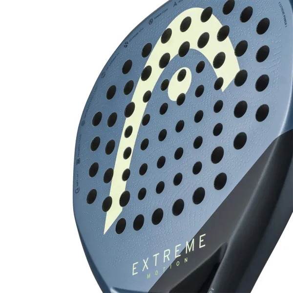 Ракетка для падела HEAD Extreme Motion, 223135, для профессионалов, углеродное волокно, темно-синий за 26&nbsp;894 ₽ в Пензе