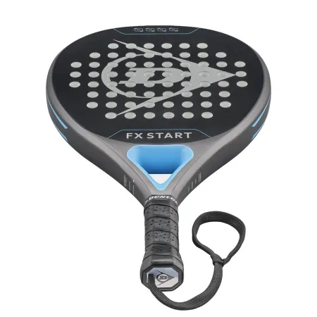 Ракетка для падела Dunlop FX Start, 10370737, для начинающих, гибрид, графит, черно-синий за 13&nbsp;175 ₽ купить в Пензе